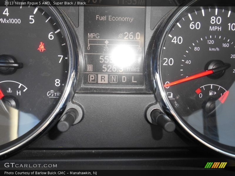 Super Black / Black 2013 Nissan Rogue S AWD