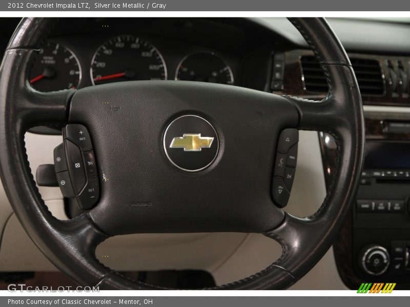 Silver Ice Metallic / Gray 2012 Chevrolet Impala LTZ