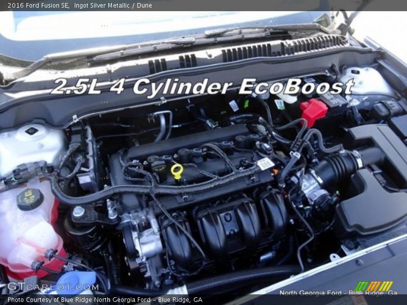 Ingot Silver Metallic / Dune 2016 Ford Fusion SE