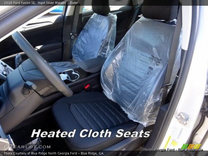Ingot Silver Metallic / Dune 2016 Ford Fusion SE
