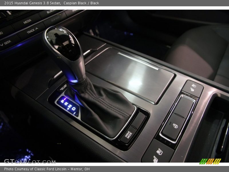 Caspian Black / Black 2015 Hyundai Genesis 3.8 Sedan