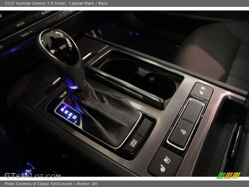 Caspian Black / Black 2015 Hyundai Genesis 3.8 Sedan