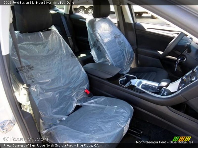 Ingot Silver Metallic / Dune 2016 Ford Fusion SE