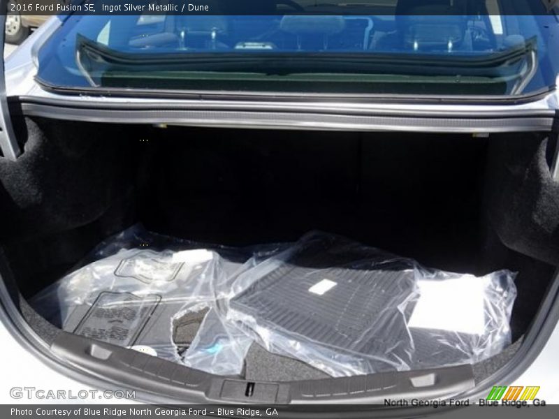 Ingot Silver Metallic / Dune 2016 Ford Fusion SE