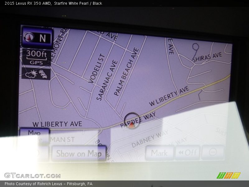 Starfire White Pearl / Black 2015 Lexus RX 350 AWD