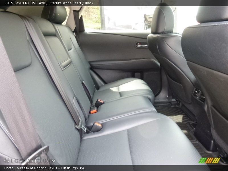 Starfire White Pearl / Black 2015 Lexus RX 350 AWD