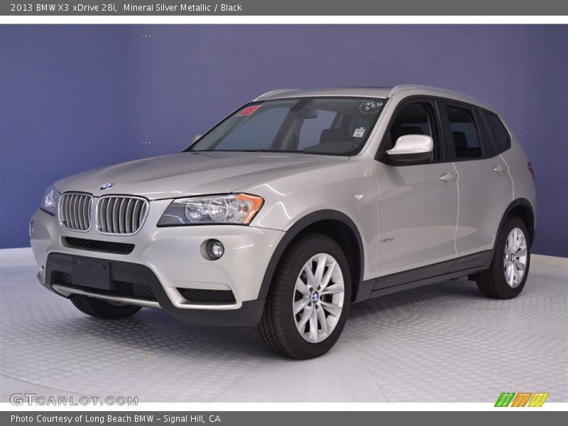 Mineral Silver Metallic / Black 2013 BMW X3 xDrive 28i