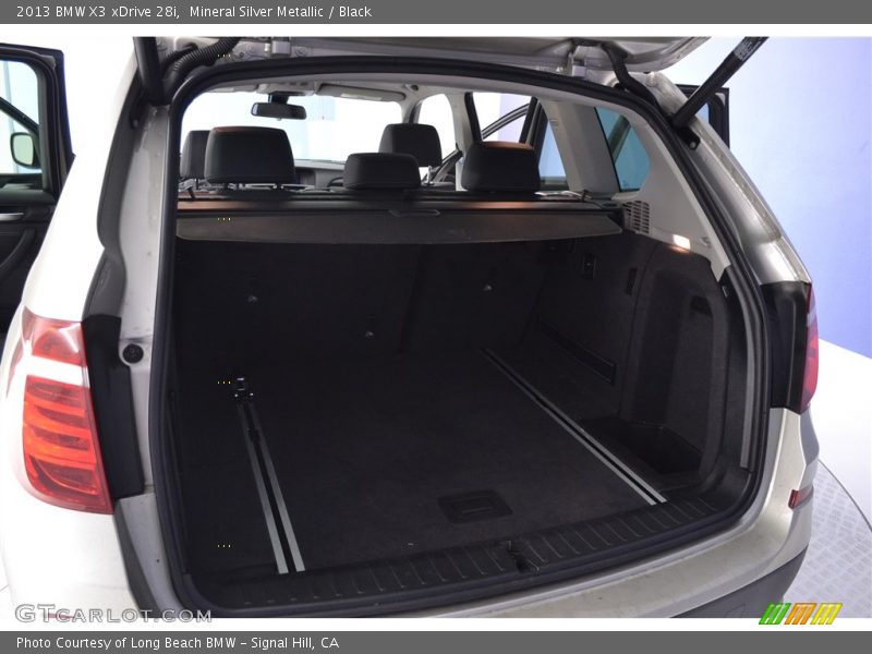 Mineral Silver Metallic / Black 2013 BMW X3 xDrive 28i