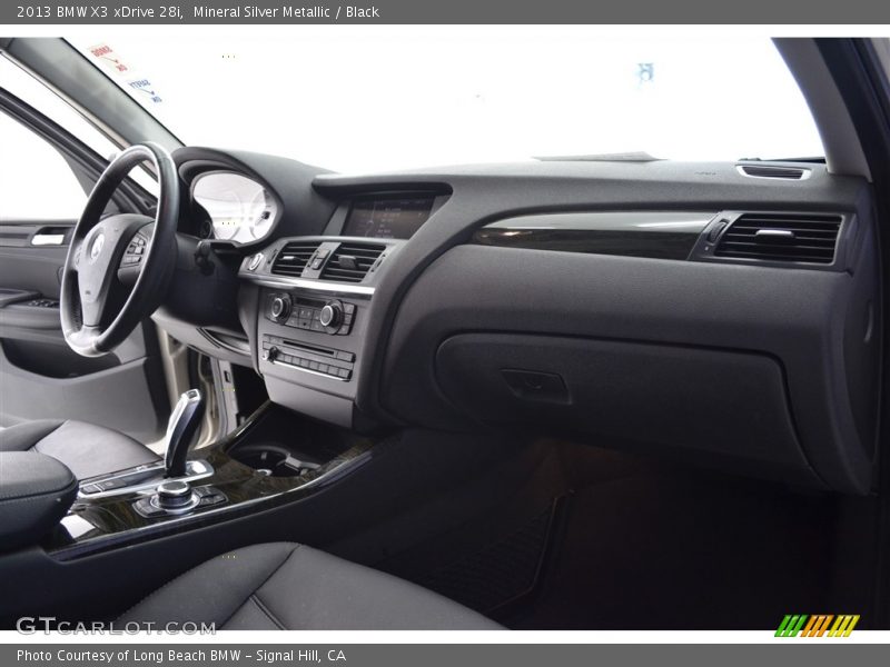 Mineral Silver Metallic / Black 2013 BMW X3 xDrive 28i