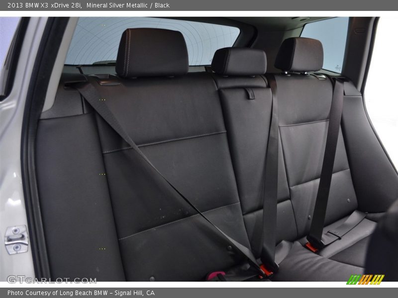 Mineral Silver Metallic / Black 2013 BMW X3 xDrive 28i