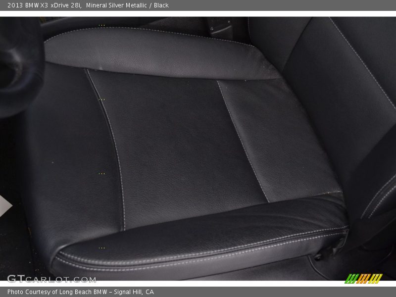 Mineral Silver Metallic / Black 2013 BMW X3 xDrive 28i