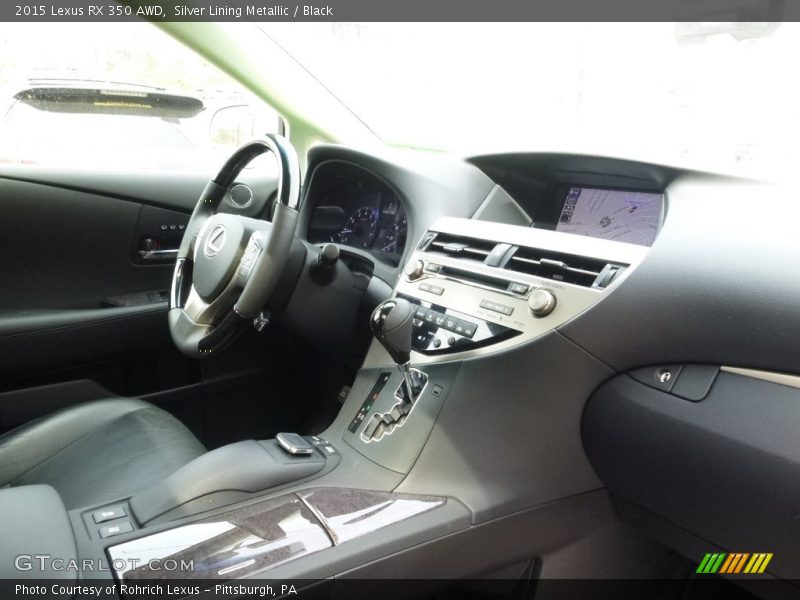 Silver Lining Metallic / Black 2015 Lexus RX 350 AWD