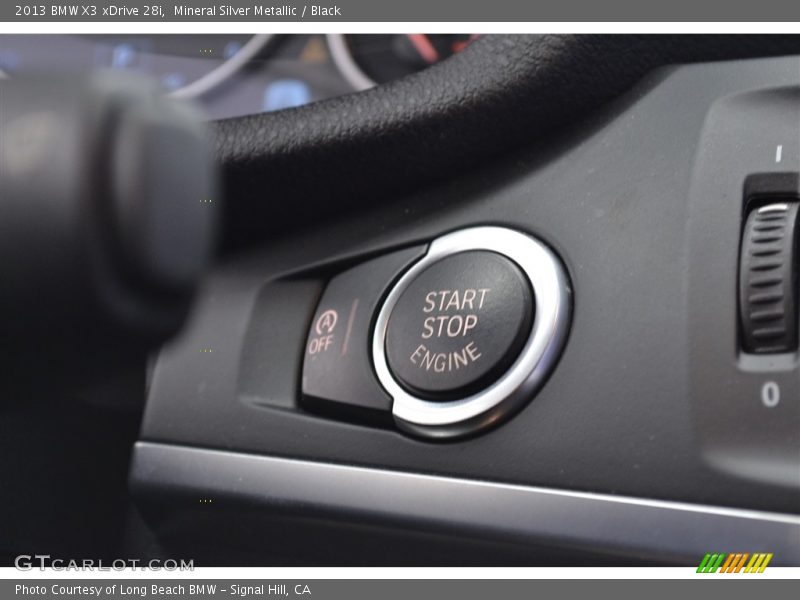 Mineral Silver Metallic / Black 2013 BMW X3 xDrive 28i