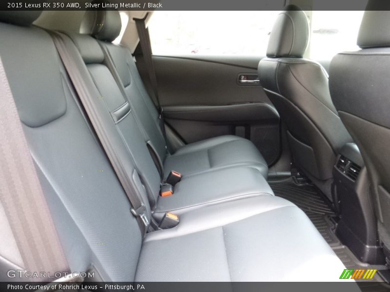 Silver Lining Metallic / Black 2015 Lexus RX 350 AWD