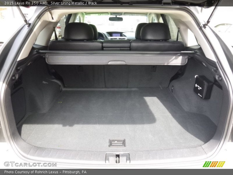 Silver Lining Metallic / Black 2015 Lexus RX 350 AWD