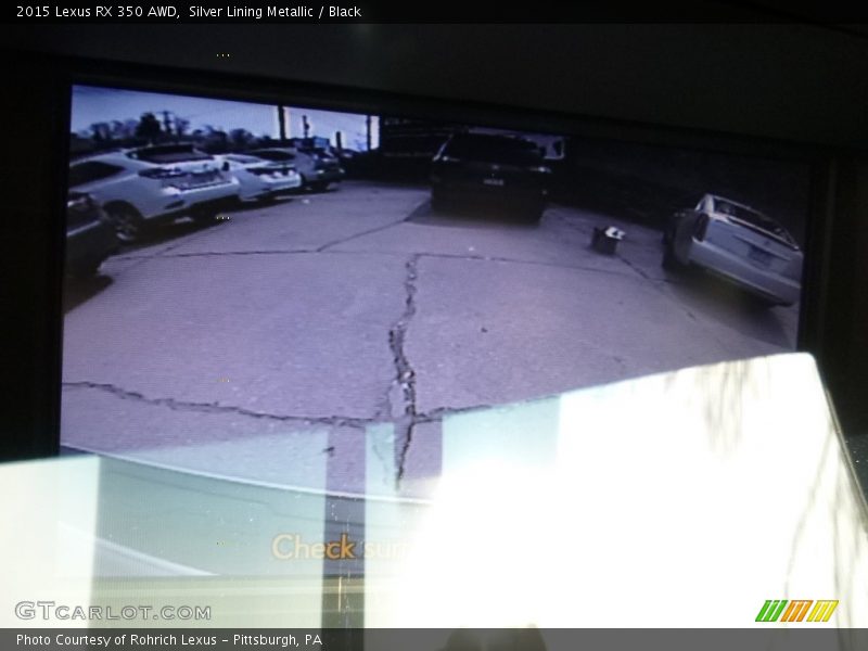 Silver Lining Metallic / Black 2015 Lexus RX 350 AWD