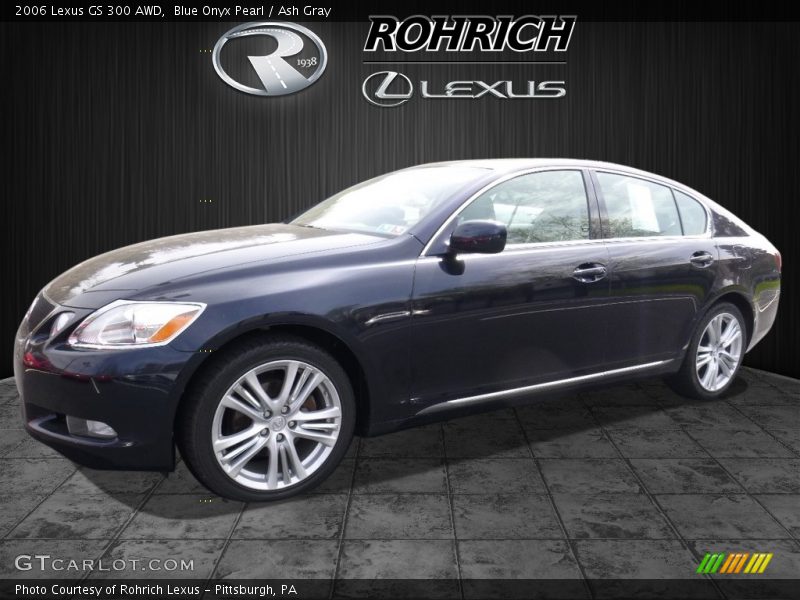 Blue Onyx Pearl / Ash Gray 2006 Lexus GS 300 AWD