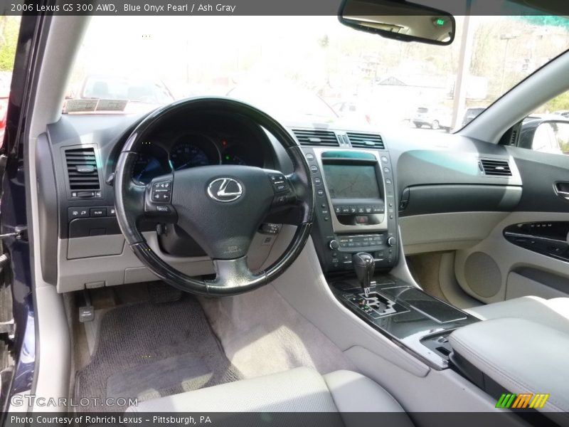 Blue Onyx Pearl / Ash Gray 2006 Lexus GS 300 AWD