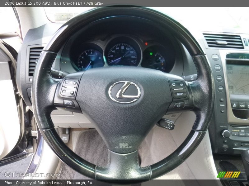 Blue Onyx Pearl / Ash Gray 2006 Lexus GS 300 AWD