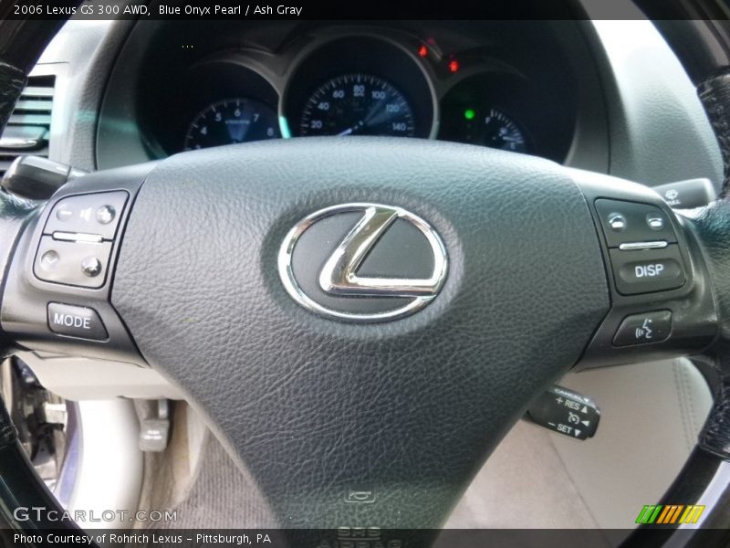 Blue Onyx Pearl / Ash Gray 2006 Lexus GS 300 AWD