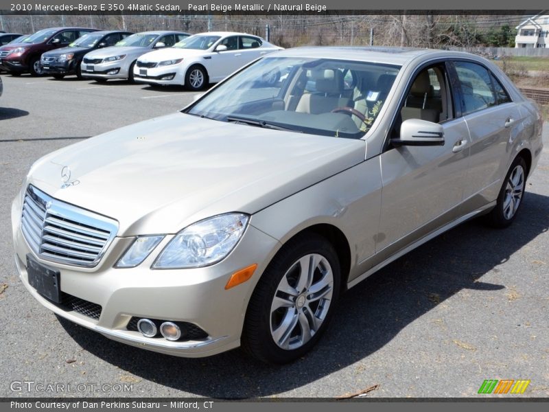 Pearl Beige Metallic / Natural Beige 2010 Mercedes-Benz E 350 4Matic Sedan