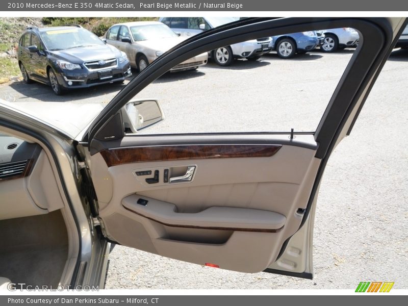 Pearl Beige Metallic / Natural Beige 2010 Mercedes-Benz E 350 4Matic Sedan