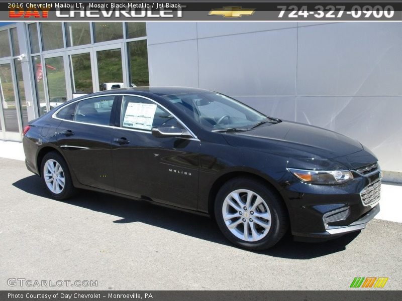 Mosaic Black Metallic / Jet Black 2016 Chevrolet Malibu LT