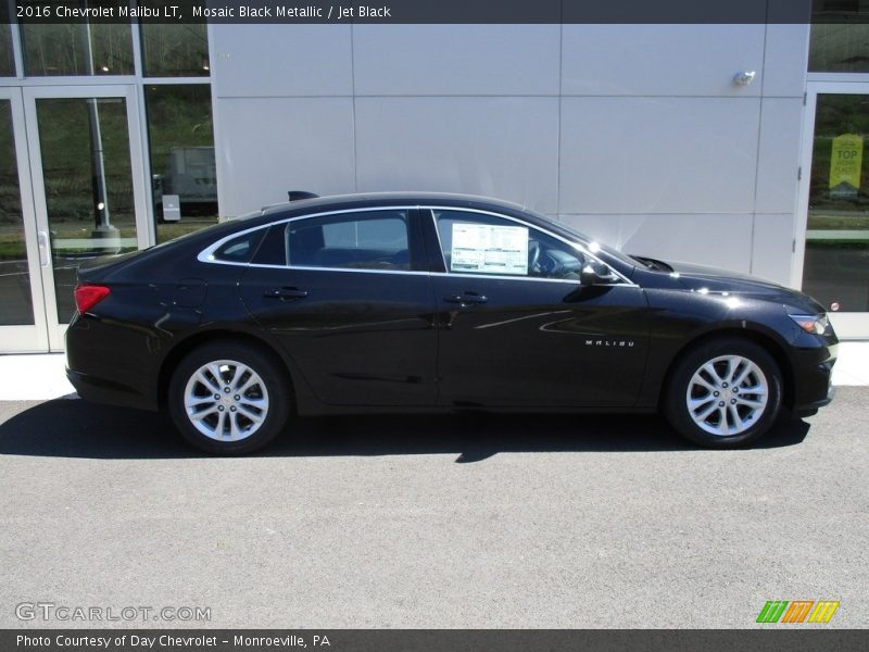 Mosaic Black Metallic / Jet Black 2016 Chevrolet Malibu LT