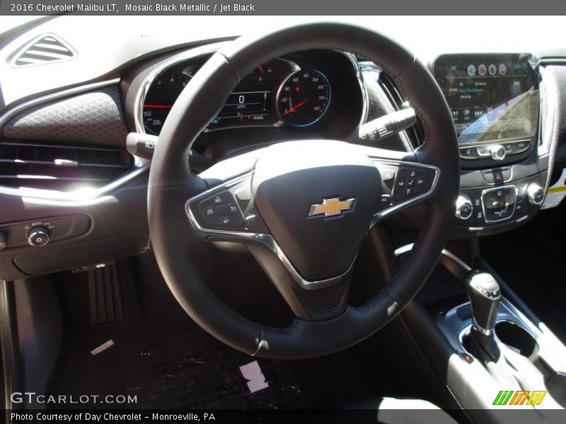 Mosaic Black Metallic / Jet Black 2016 Chevrolet Malibu LT