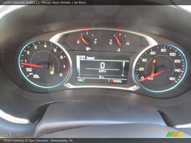 Mosaic Black Metallic / Jet Black 2016 Chevrolet Malibu LT