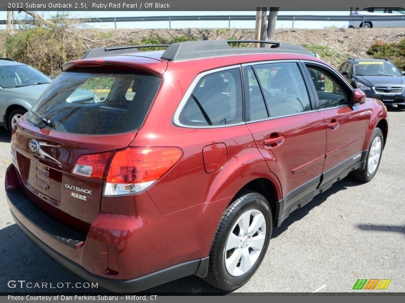 Ruby Red Pearl / Off Black 2012 Subaru Outback 2.5i