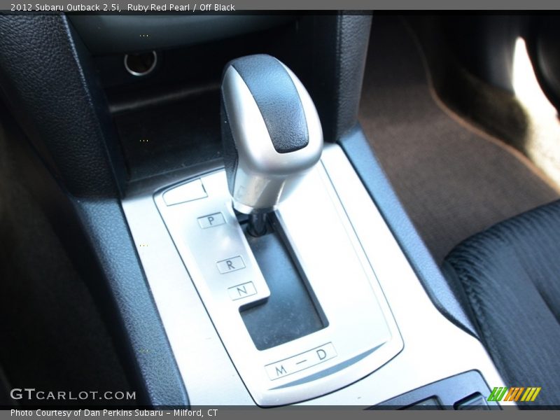 Ruby Red Pearl / Off Black 2012 Subaru Outback 2.5i