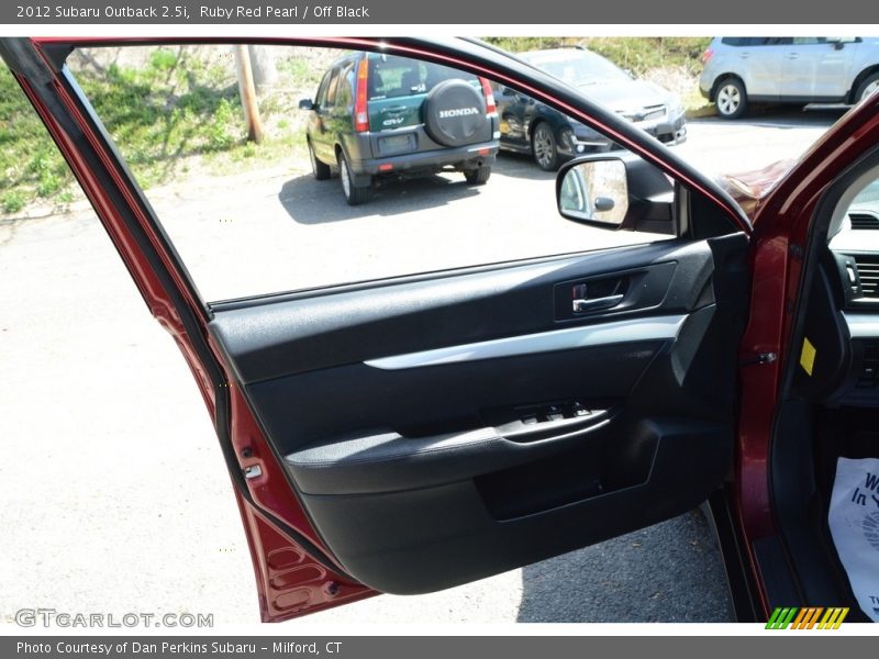 Ruby Red Pearl / Off Black 2012 Subaru Outback 2.5i