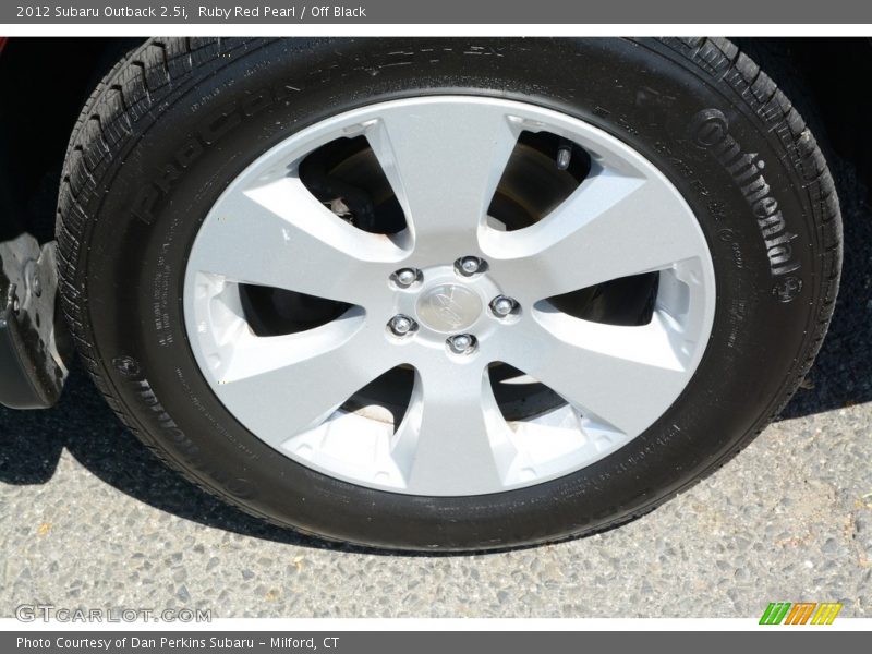 Ruby Red Pearl / Off Black 2012 Subaru Outback 2.5i