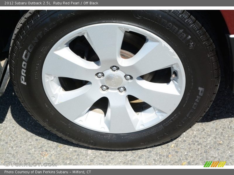 Ruby Red Pearl / Off Black 2012 Subaru Outback 2.5i
