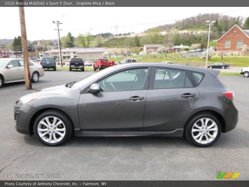 Graphite Mica / Black 2010 Mazda MAZDA3 s Sport 5 Door