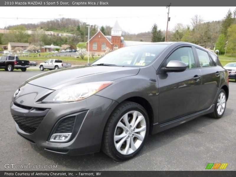 Graphite Mica / Black 2010 Mazda MAZDA3 s Sport 5 Door