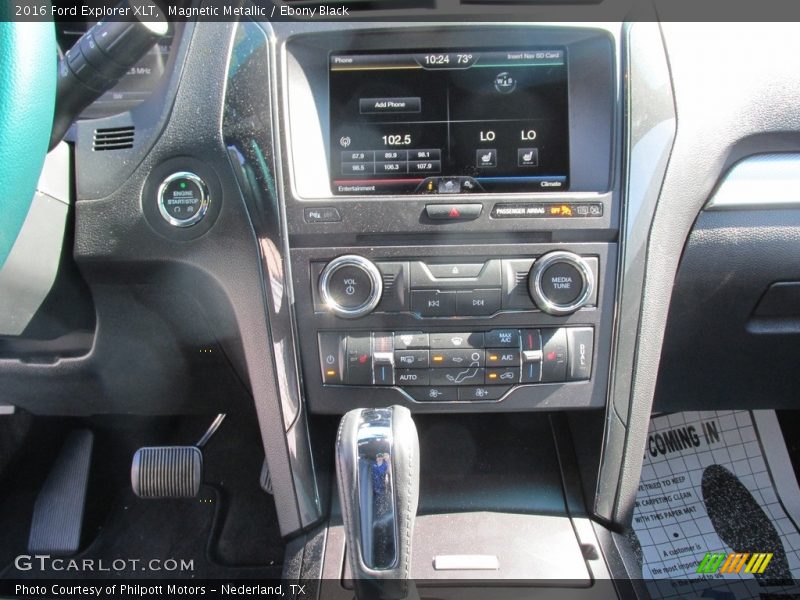 Magnetic Metallic / Ebony Black 2016 Ford Explorer XLT