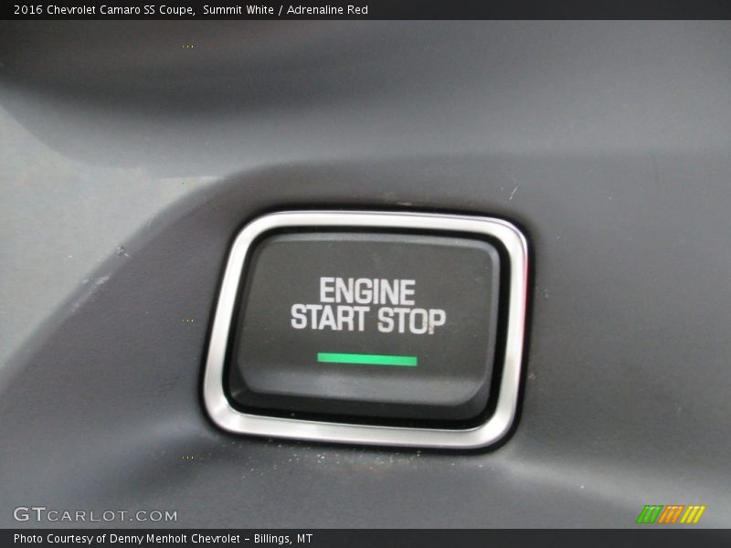 Summit White / Adrenaline Red 2016 Chevrolet Camaro SS Coupe