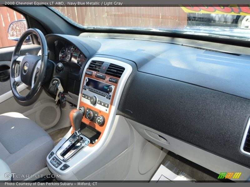 Navy Blue Metallic / Light Gray 2008 Chevrolet Equinox LT AWD