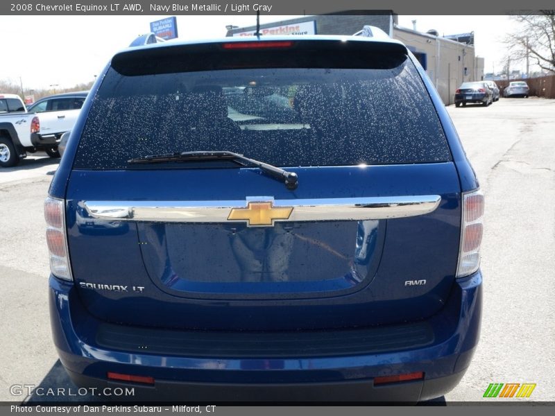 Navy Blue Metallic / Light Gray 2008 Chevrolet Equinox LT AWD