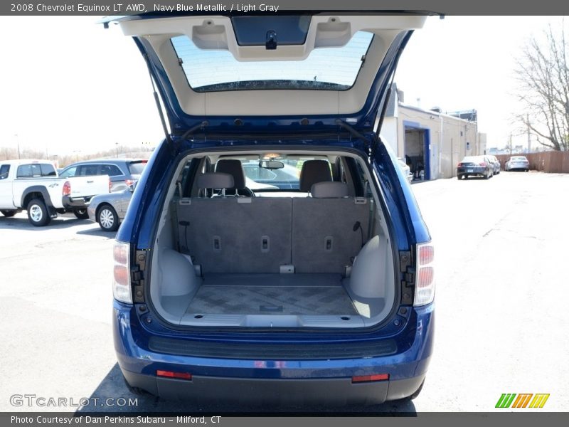 Navy Blue Metallic / Light Gray 2008 Chevrolet Equinox LT AWD