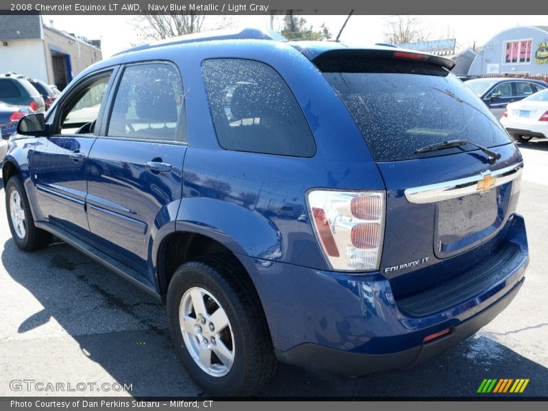 Navy Blue Metallic / Light Gray 2008 Chevrolet Equinox LT AWD