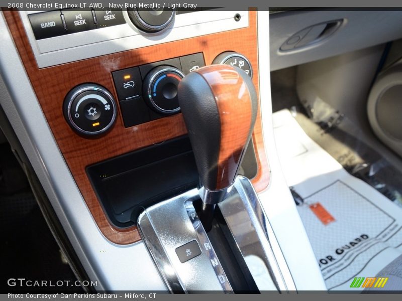 Navy Blue Metallic / Light Gray 2008 Chevrolet Equinox LT AWD