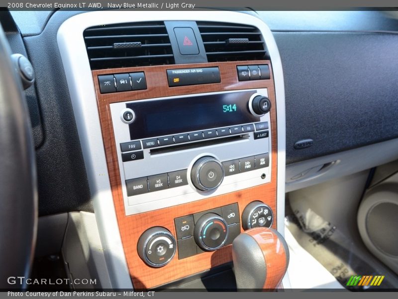 Navy Blue Metallic / Light Gray 2008 Chevrolet Equinox LT AWD