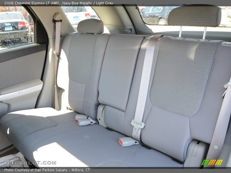 Navy Blue Metallic / Light Gray 2008 Chevrolet Equinox LT AWD