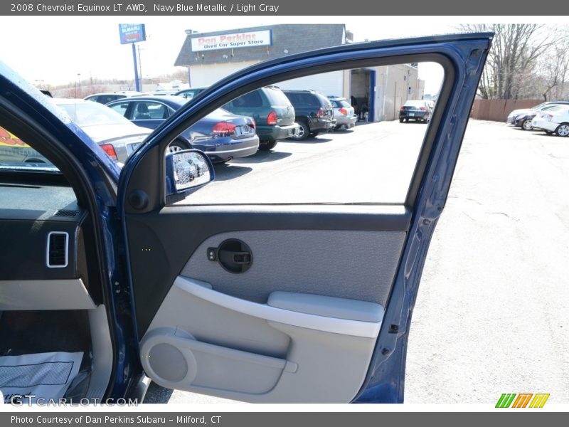 Navy Blue Metallic / Light Gray 2008 Chevrolet Equinox LT AWD