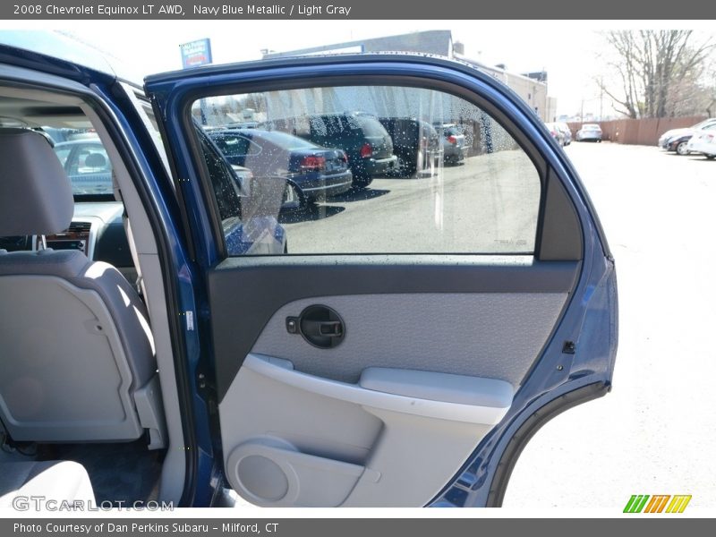 Navy Blue Metallic / Light Gray 2008 Chevrolet Equinox LT AWD