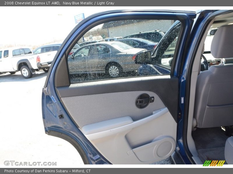 Navy Blue Metallic / Light Gray 2008 Chevrolet Equinox LT AWD