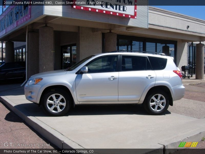 Classic Silver Metallic / Ash Gray 2009 Toyota RAV4 Limited 4WD